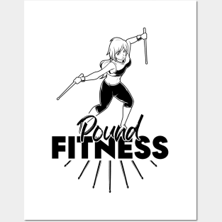 Workout with drumsticks - Pound Fitness Posters and Art